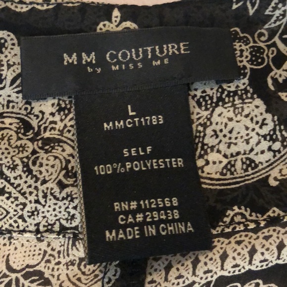 MM couture by miss me flowy shirt - Picture 5 of 10